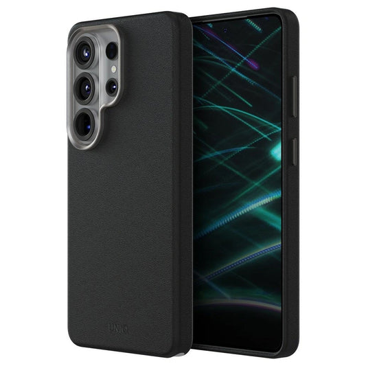 Deksel for Samsung Galaxy S26 Ultra S948, UNIQ, Lyden Leatherette, Svart