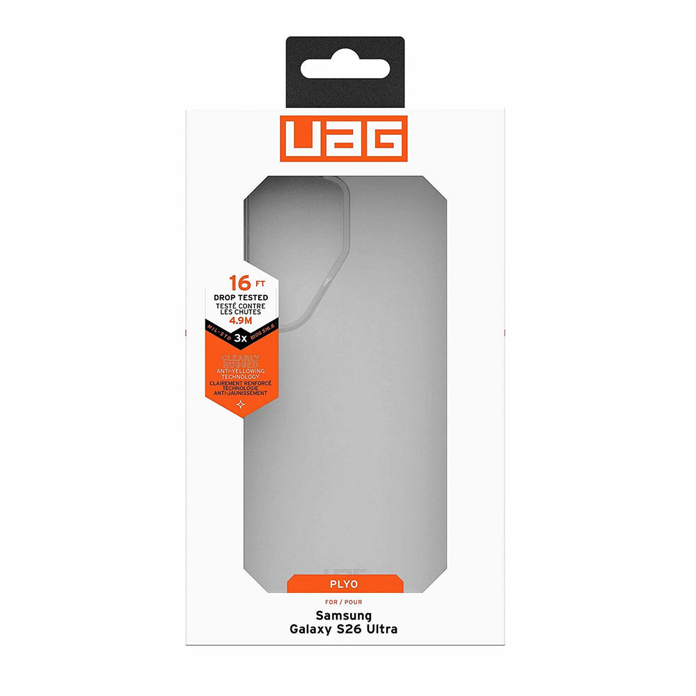 Deksel for Samsung Galaxy S26 Ultra S948, Urban Armor Gear, Plyo, Transparent