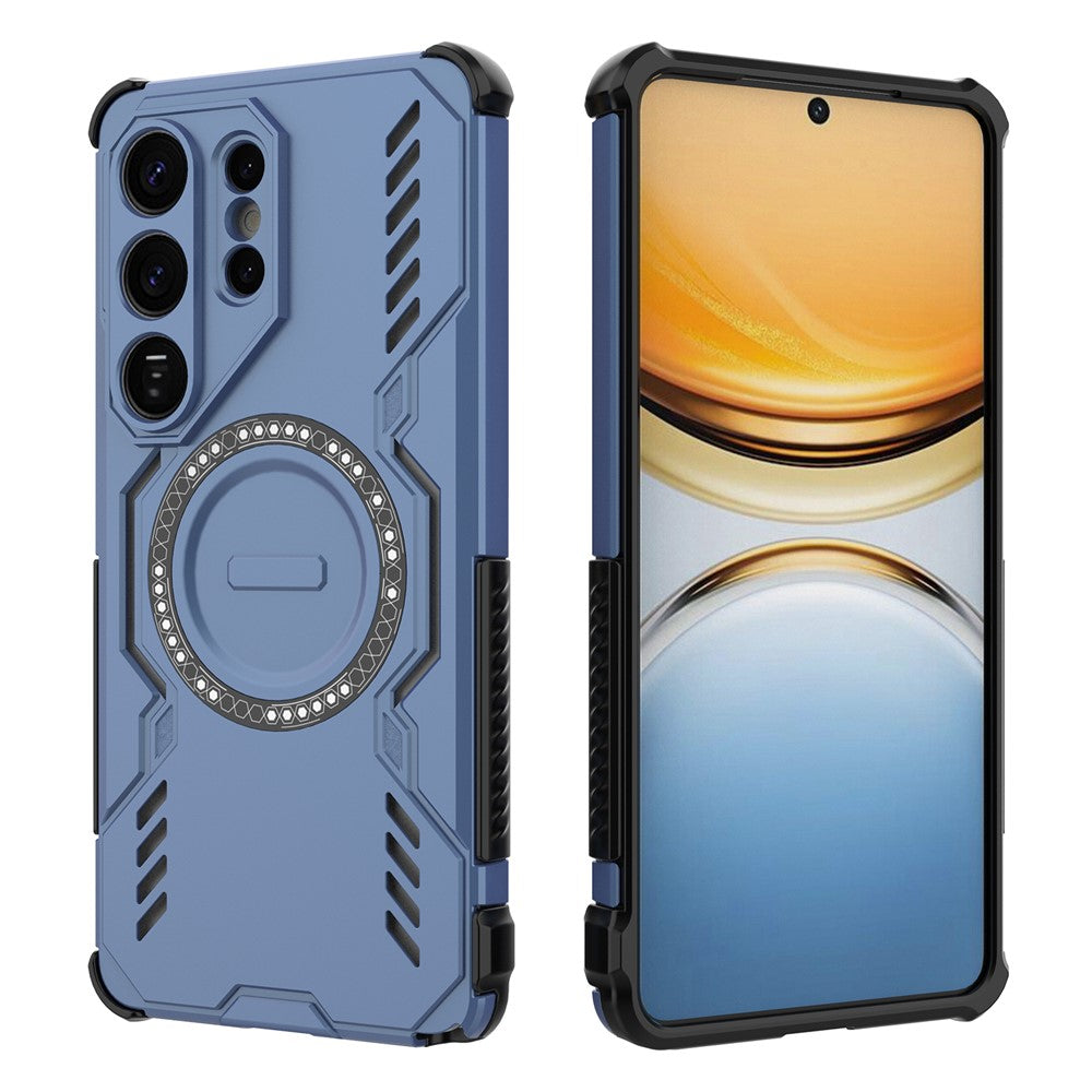 MagSafe-deksel for Samsung Galaxy S26 Ultra S948, Techsuit, ArmorMag, Blå