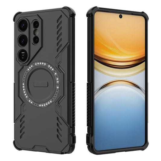 MagSafe-deksel for Samsung Galaxy S26 Ultra, Techsuit, ArmorMag, Svart