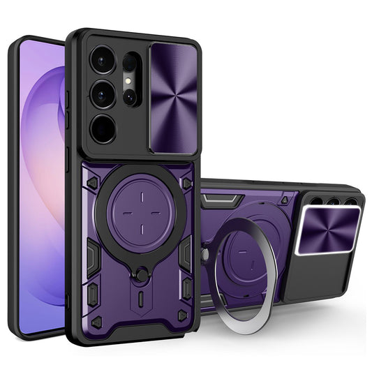 Deksel for Samsung Galaxy S26 Ultra, Techsuit, CamGuard Pro, Lilla