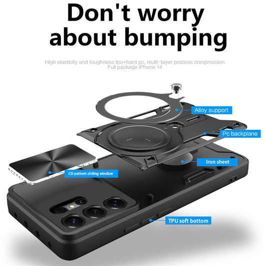 Deksel for Samsung Galaxy S26 Ultra, Techsuit, CamGuard Pro, Lilla