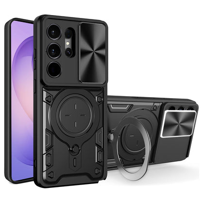 Deksel for Samsung Galaxy S26 Ultra, Techsuit, CamGuard Pro, Svart