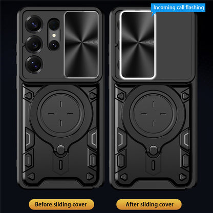 Deksel for Samsung Galaxy S26 Ultra, Techsuit, CamGuard Pro, Svart