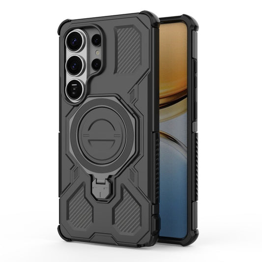 Deksel for Samsung Galaxy S26 Ultra, Techsuit, Carbon Shield Pro, Svart