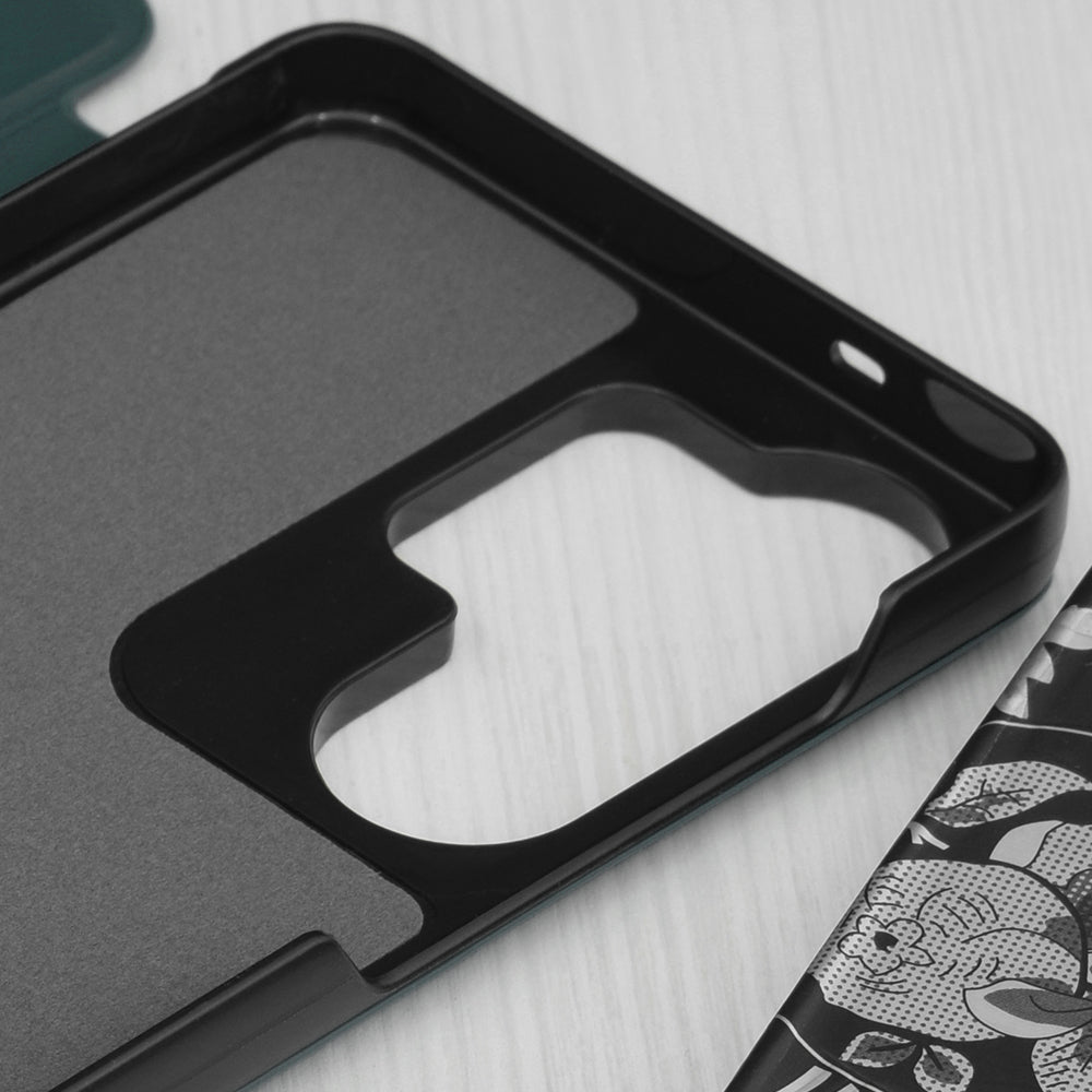 Deksel for Samsung Galaxy S26 Ultra, Techsuit, eFold, Mørkegrønn