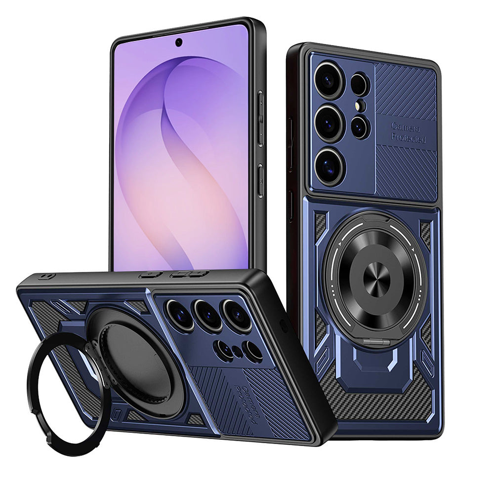 Deksel for Samsung Galaxy S26 Ultra, Techsuit, RuggedCam, Blå