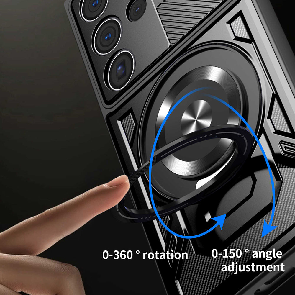 Deksel for Samsung Galaxy S26 Ultra, Techsuit, RuggedCam, Blå