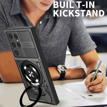 Deksel for Samsung Galaxy S26 Ultra, Techsuit, RuggedCam, Blå