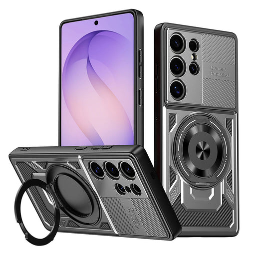 Deksel for Samsung Galaxy S26 Ultra, Techsuit, RuggedCam, Grå