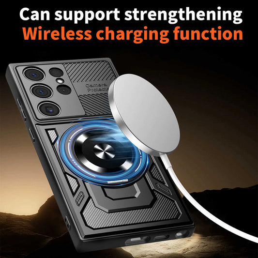 Deksel for Samsung Galaxy S26 Ultra, Techsuit, RuggedCam, Grå