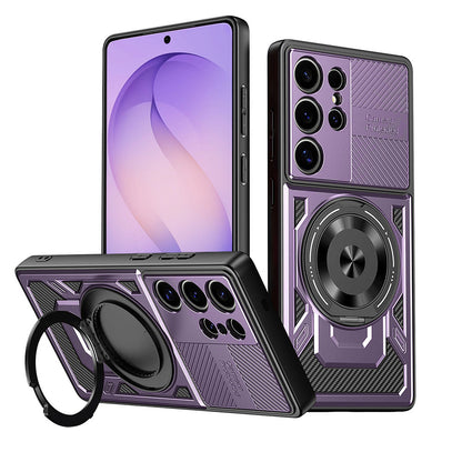 Deksel for Samsung Galaxy S26 Ultra S948, Techsuit, RuggedCam, Lilla