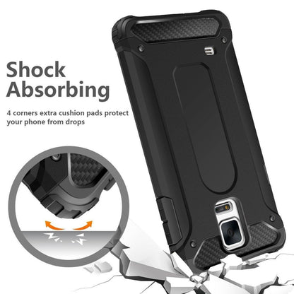 Deksel for Samsung Galaxy S5 G900, Techsuit, Hybrid Armor, Svart