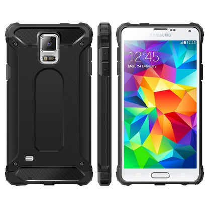 Deksel for Samsung Galaxy S5 G900, Techsuit, Hybrid Armor, Svart
