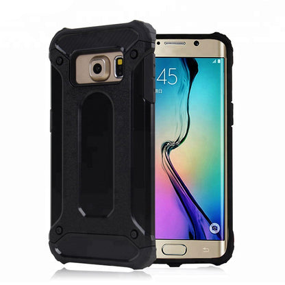 Deksel for Samsung Galaxy S6 G920, Techsuit, Hybrid Armor, Svart