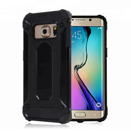 Deksel for Samsung Galaxy S6 G920, Techsuit, Hybrid Armor, Svart