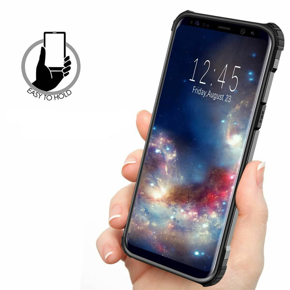 Deksel for Samsung Galaxy S6 G920, Techsuit, Hybrid Armor, Svart