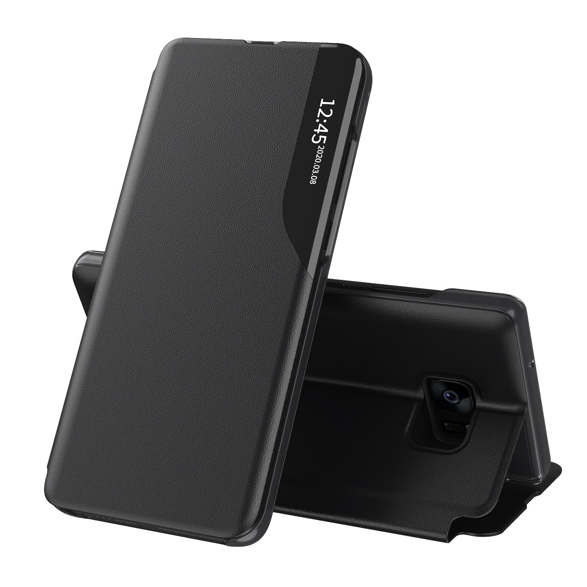 Deksel for Samsung Galaxy S7 edge G935, Techsuit, eFold, Svart