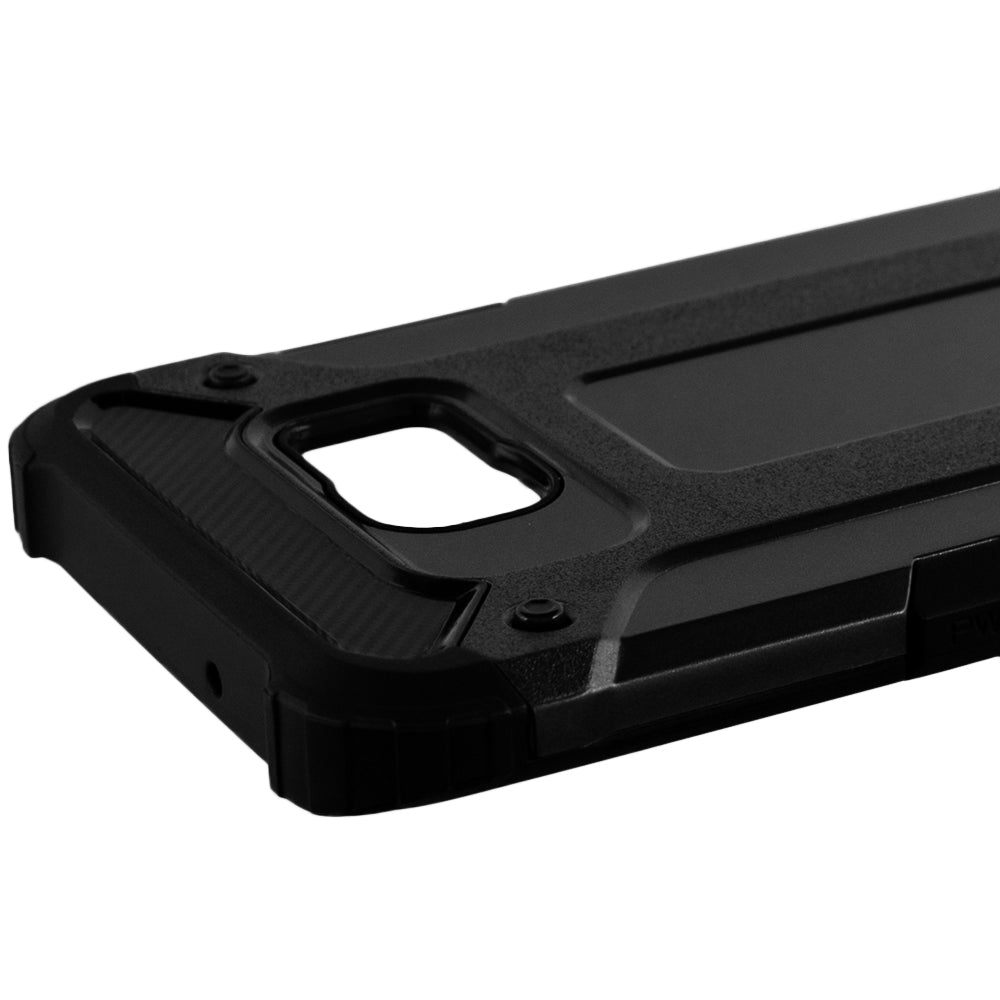 Deksel for Samsung Galaxy S7 edge G935, Techsuit, Hybrid Armor, Svart