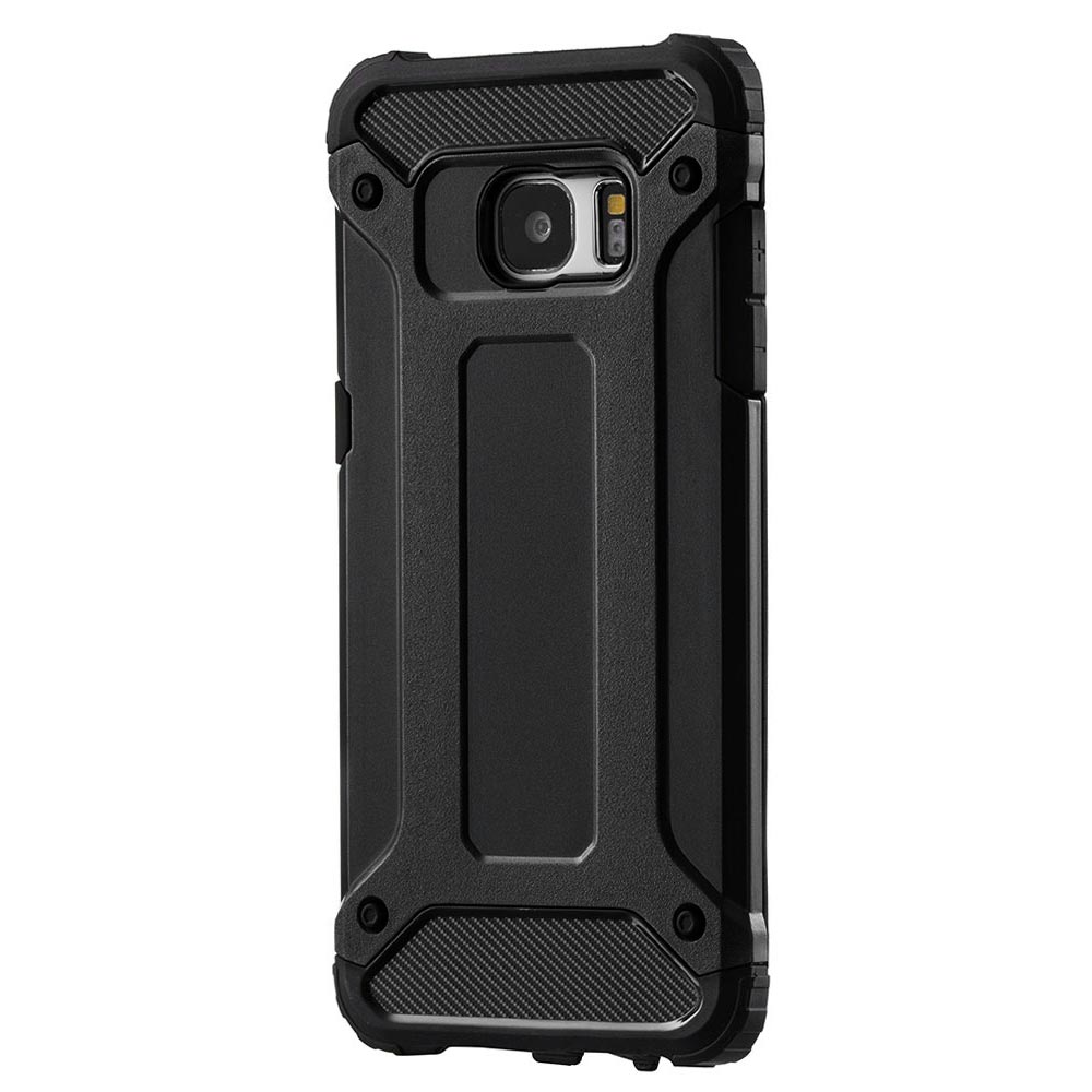 Deksel for Samsung Galaxy S7 edge G935, Techsuit, Hybrid Armor, Svart