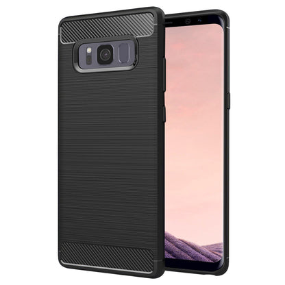 Deksel til Samsung Galaxy S8+ G955, Techsuit, Karbon, Svart
