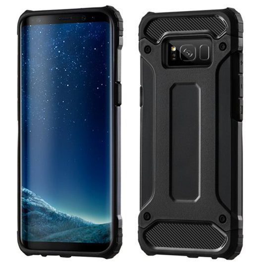 Deksel for Samsung Galaxy S8+ G955, Techsuit, Hybrid Armor, Svart