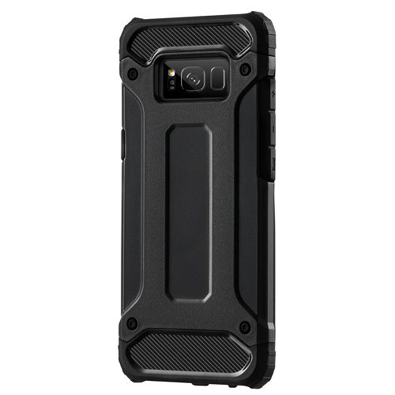 Deksel for Samsung Galaxy S8+ G955, Techsuit, Hybrid Armor, Svart