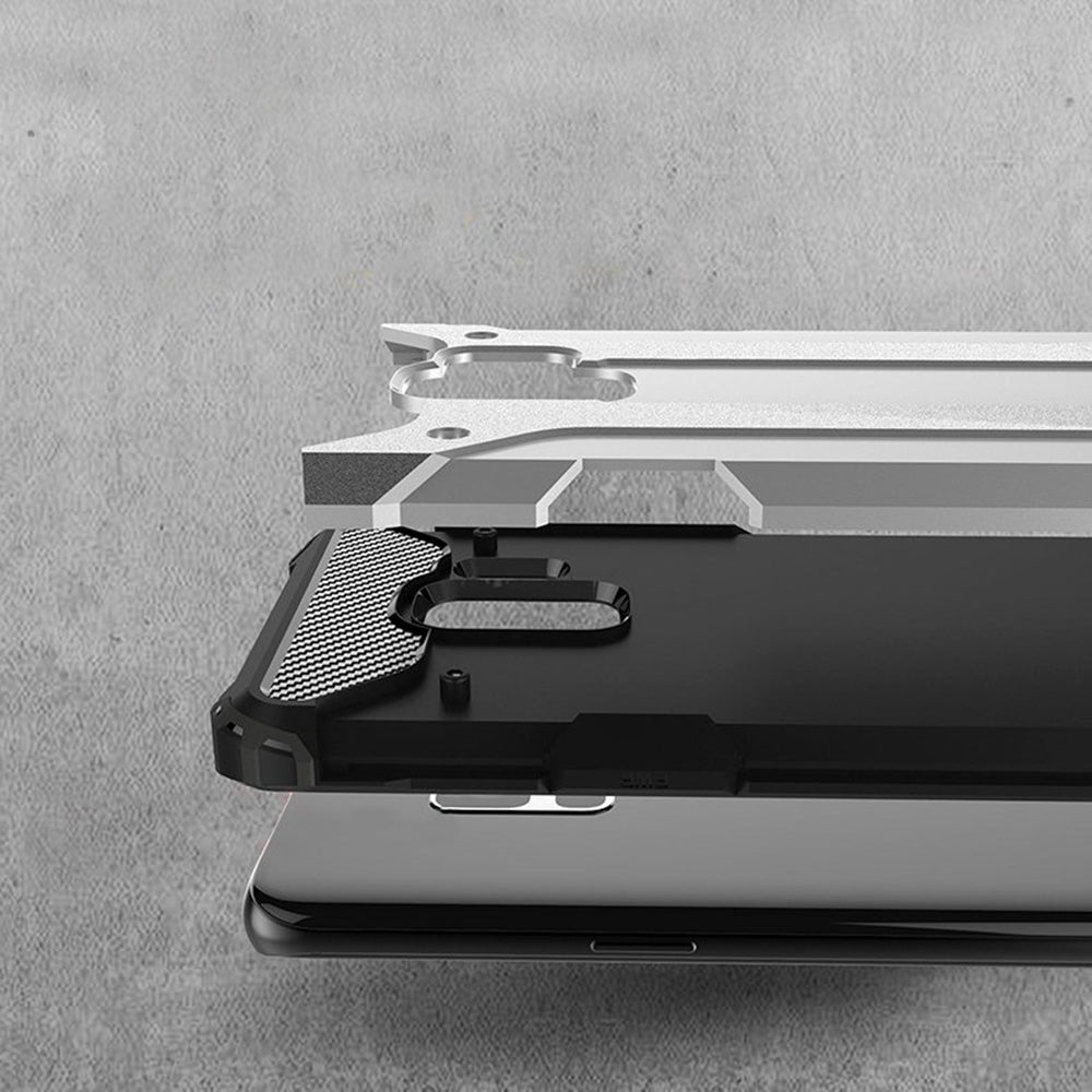 Deksel for Samsung Galaxy S9 G960, Techsuit, Hybrid Armor, Svart