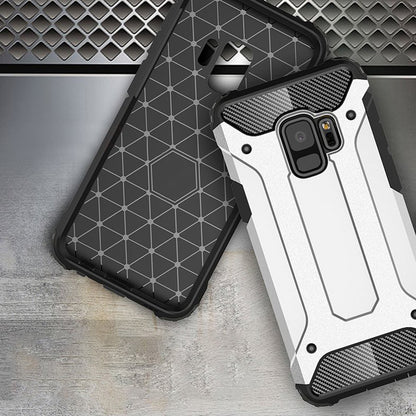 Deksel for Samsung Galaxy S9 G960, Techsuit, Hybrid Armor, Svart