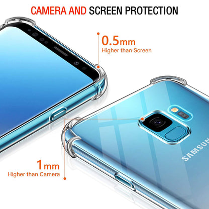 Deksel til Samsung Galaxy S9 G960, Techsuit, Støtsikker Klar, Transparent