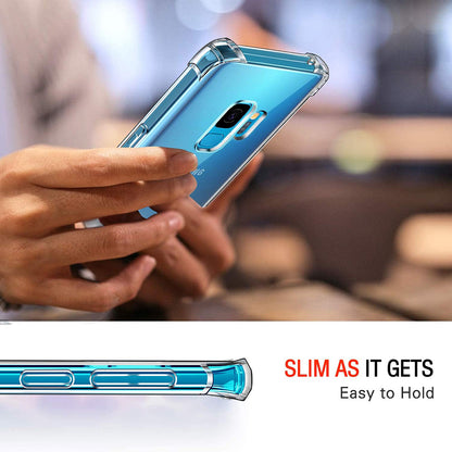 Deksel til Samsung Galaxy S9 G960, Techsuit, Støtsikker Klar, Transparent