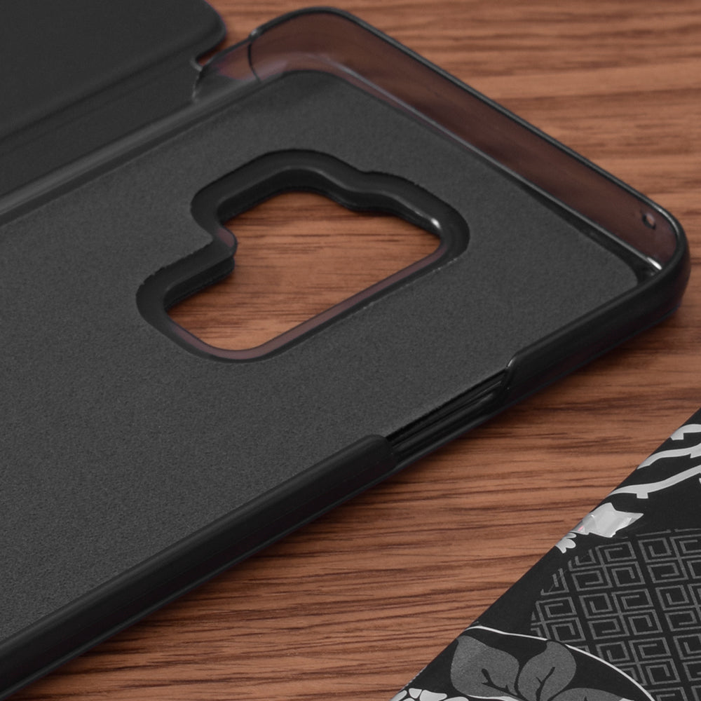 Deksel for Samsung Galaxy S9+ G965, Techsuit, eFold, Svart