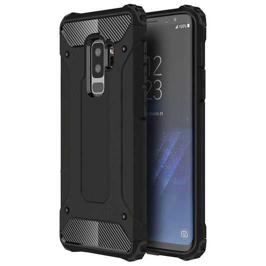 Deksel til Samsung Galaxy S9+ G965, Techsuit, Hybrid Armor, Svart