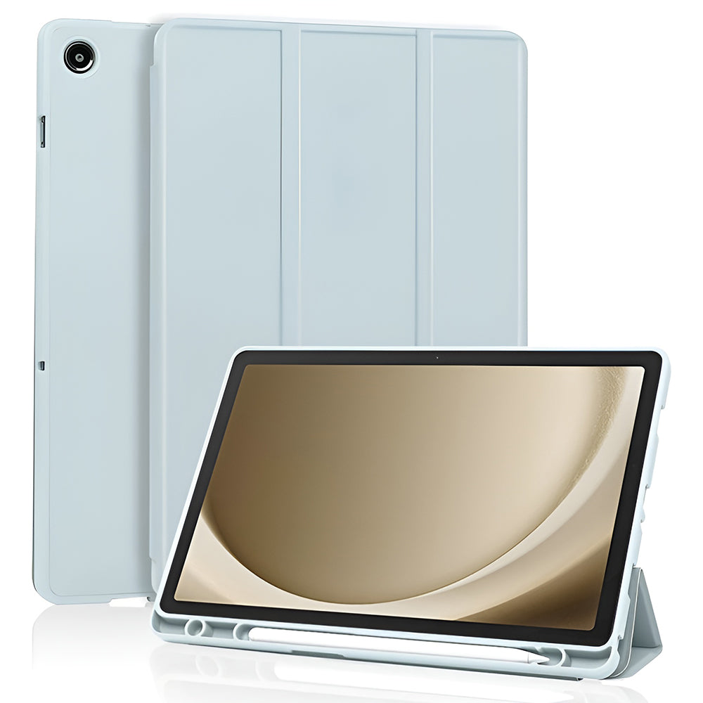 Deksel for Samsung Galaxy Tab A11+ / Tab A9+, Techsuit, Flex Trifold, Blå