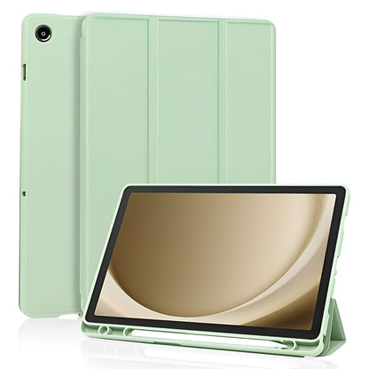 Deksel for Samsung Galaxy Tab A11+ / Tab A9+, Techsuit, Flex Trifold, Matcha grønn