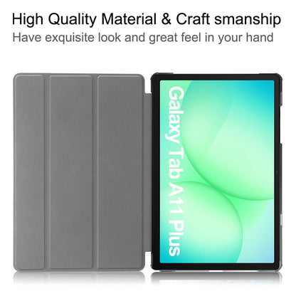 Deksel for Samsung Galaxy Tab A11+ / Tab A9+, Techsuit, FoldPro, Svart