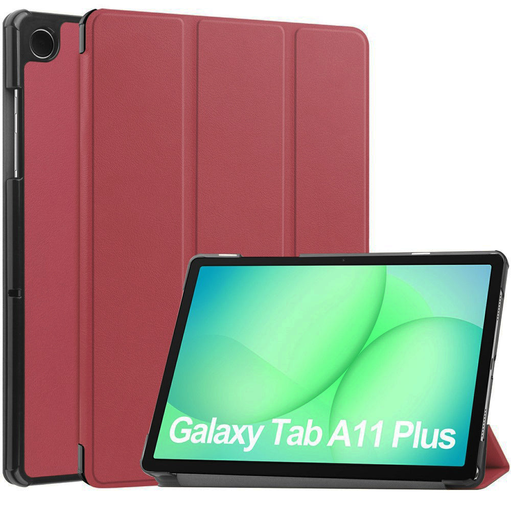 Deksel for Samsung Galaxy Tab A11+ / Tab A9+, Techsuit, FoldPro, Rød