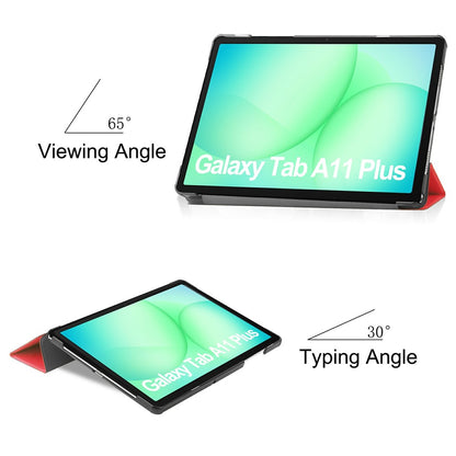 Deksel for Samsung Galaxy Tab A11+ / Tab A9+, Techsuit, FoldPro, Rød
