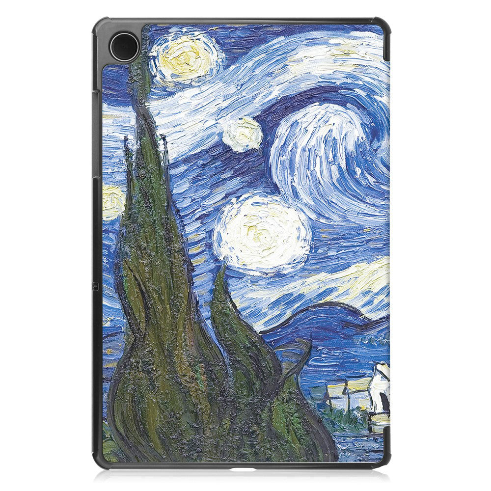 Deksel for Samsung Galaxy Tab A11+ / Tab A9+, Techsuit, FoldPro Starry Night, Flerfarget