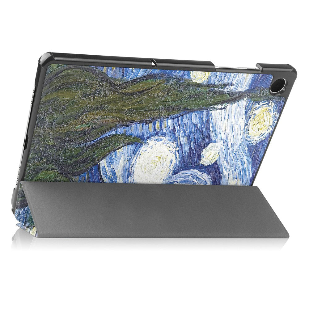 Deksel for Samsung Galaxy Tab A11+ / Tab A9+, Techsuit, FoldPro Starry Night, Flerfarget