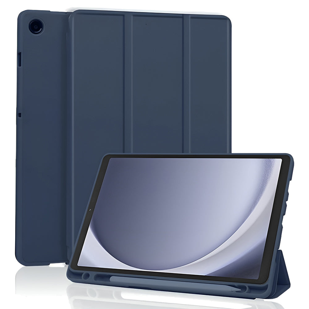 Deksel for Samsung Galaxy Tab A11 / Tab A9, Techsuit, Flex Trifold, Blå