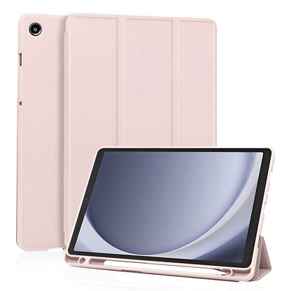 Deksel for Samsung Galaxy Tab A11 / Tab A9, Techsuit, Flex Trifold New Model, Rosa
