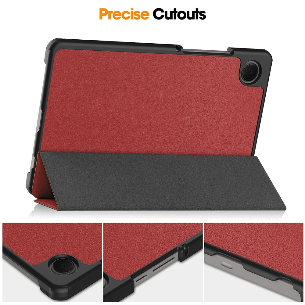Deksel til Samsung Galaxy Tab A11 / Tab A9, Techsuit, FoldPro Ny Modell, Rød
