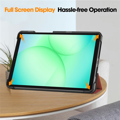 Deksel til Samsung Galaxy Tab A11 / Tab A9, Techsuit, FoldPro Ny Modell, Rød