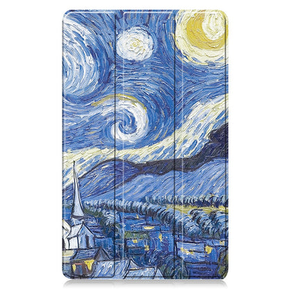 Deksel for Samsung Galaxy Tab A11 / Tab A9, Techsuit, FoldPro Starry Night Ny Modell, Flerfarget