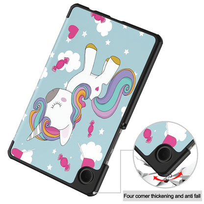 Deksel for Samsung Galaxy Tab A11 / Tab A9, Techsuit, FoldPro Unicorn Ny Modell, Flerfarget