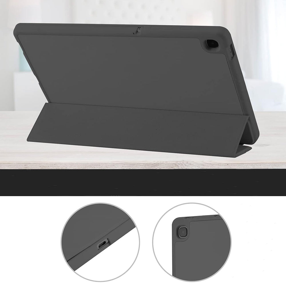 Deksel for Samsung Galaxy Tab A7 Lite, Techsuit, Flex Trifold, Svart