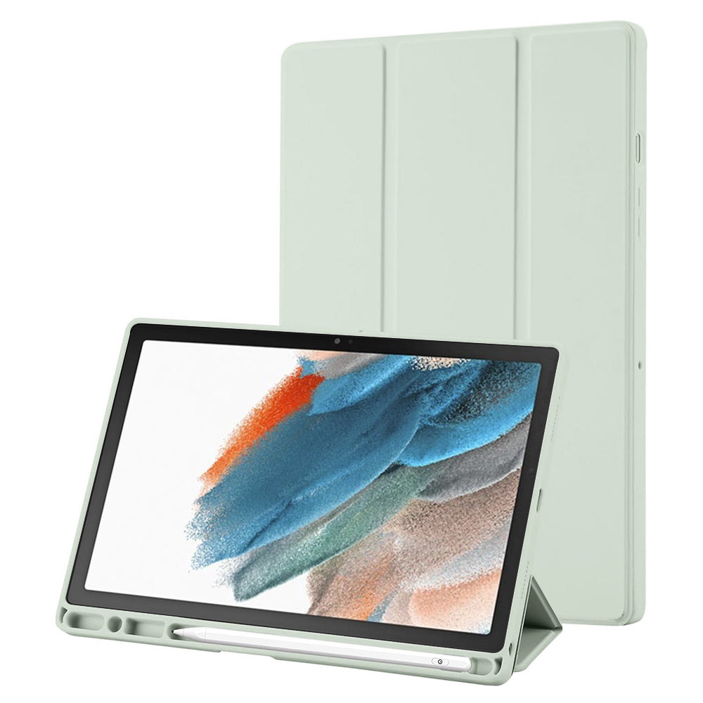 Deksel for Samsung Galaxy Tab A8 10.5 (2021), Techsuit, Flex Trifold, Matcha grønn