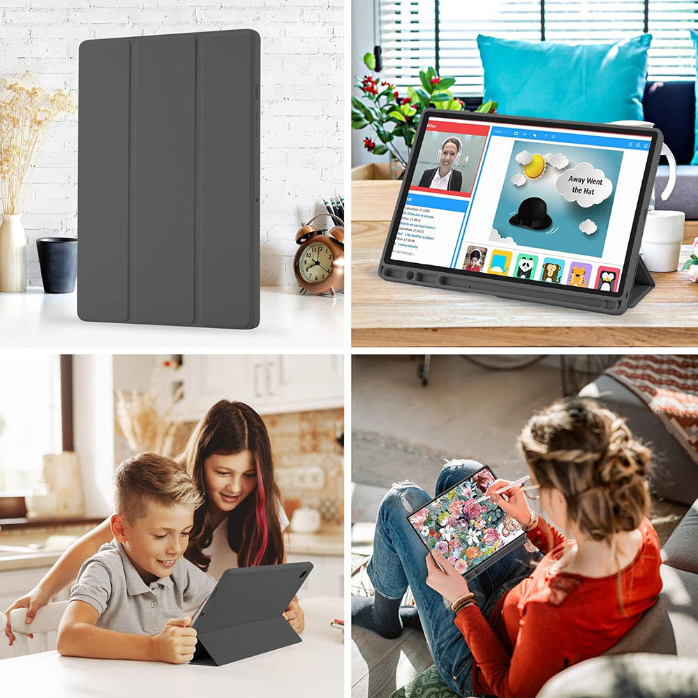 Deksel for Samsung Galaxy Tab A8 10.5 (2021), Techsuit, Flex Trifold, Matcha grønn