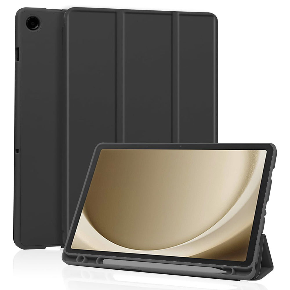 Deksel for Samsung Galaxy Tab A9+, Techsuit, Flex Trifold, Svart